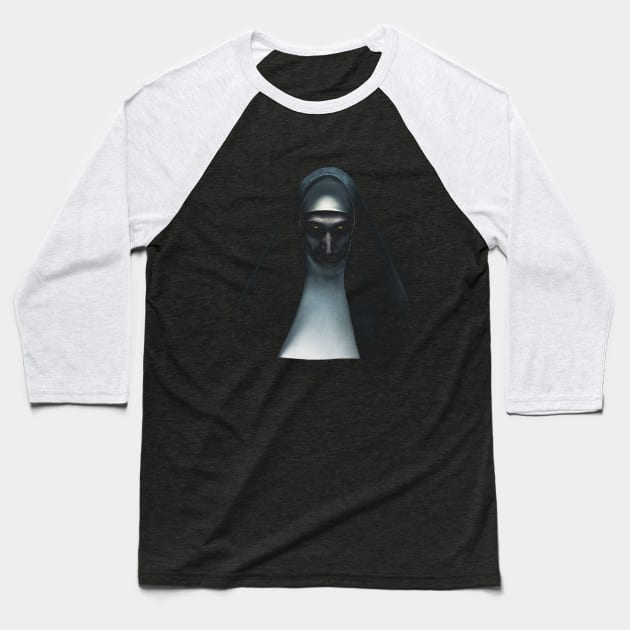 The Nun Baseball T-Shirt by drewbacca